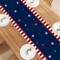 Watercolor Red White and Blue American Flag Stars Table Runner 72 Inches Long 4th of July Memorial Day Veterans Day Patriotic Decoration and Supplies for Home